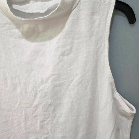 Torrid White High Neck Sleeveless Tank Top – Size 3 - Picture 7 of 11